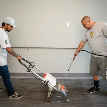 Commercial carpet cleaning team servicing Henderson business