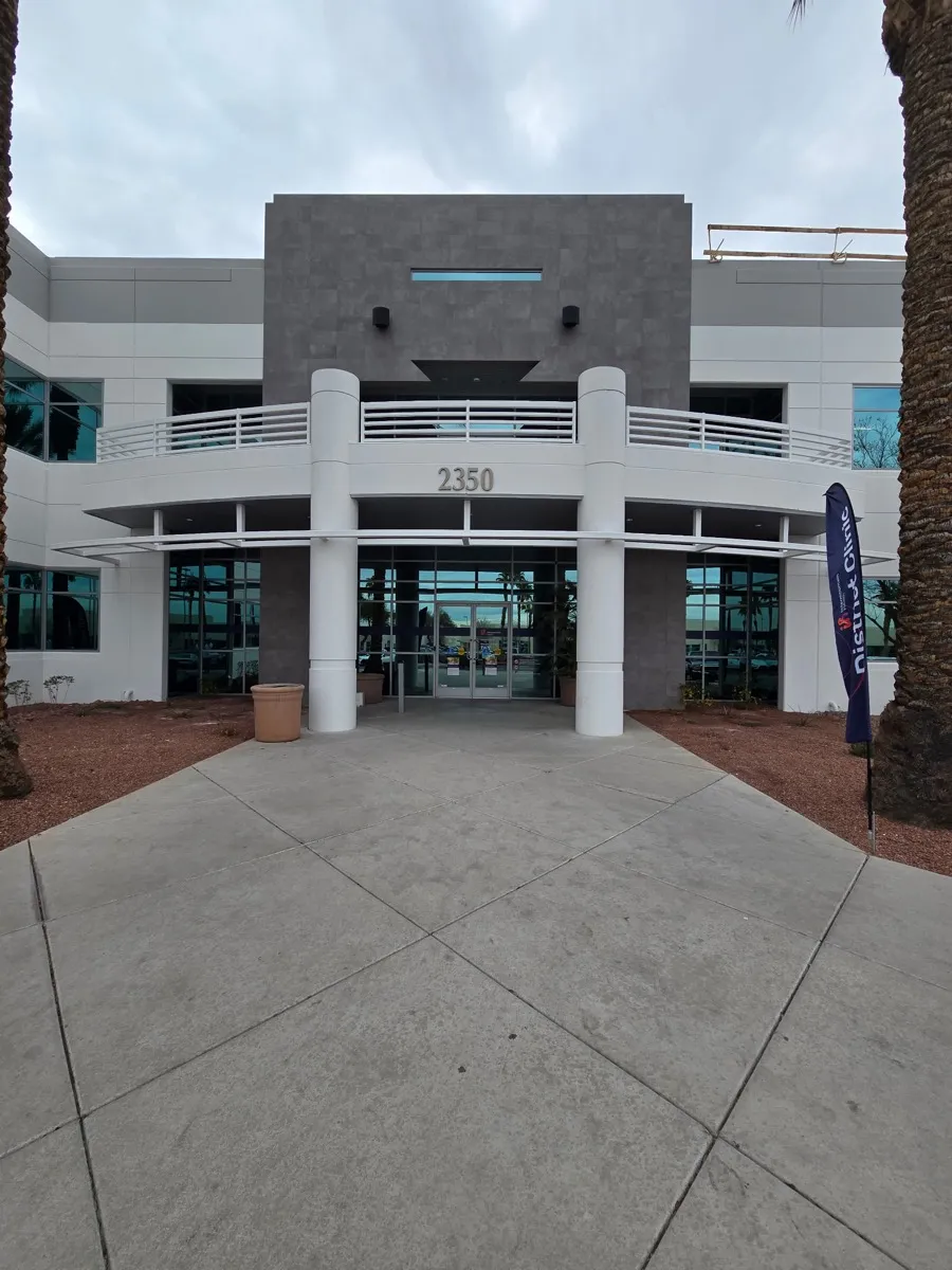 Commercial office building prepared for a cleaning plan in Las Vegas