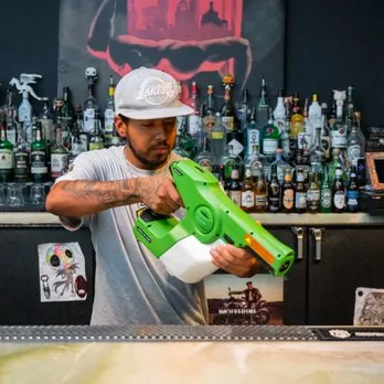 Commercial deep disinfecting bar area Las Vegas