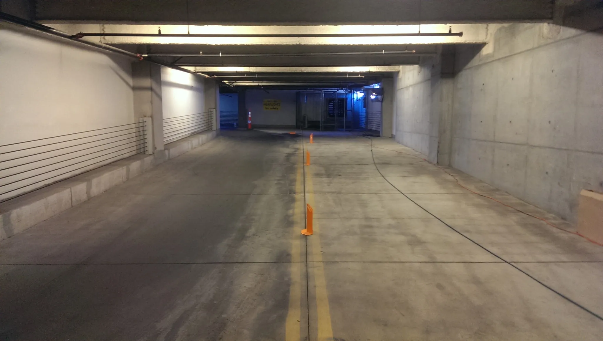 Commercial pressure washing for a Las Vegas parking garage